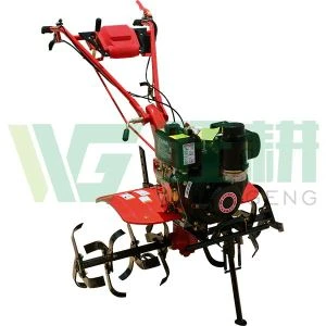 Cortador de grama, forcado, cultivador de rebento Diesel com engrenagem conduzida,
